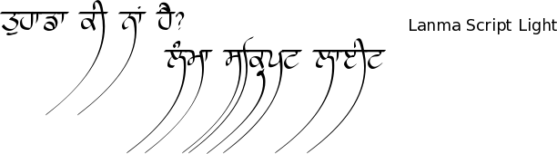 Lanma font gurmukhi free download