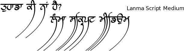 Lanma font gurmukhi free download