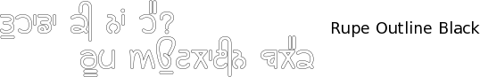 Gurmukhi font Rupe free download