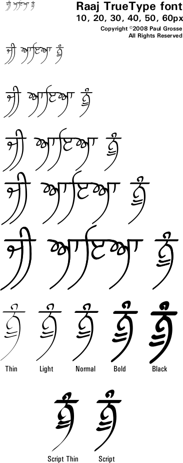 download gurmukhi font free