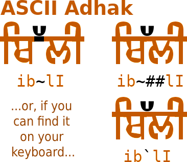 Adami hand-painted sign-style Gurmukhi font - free download
